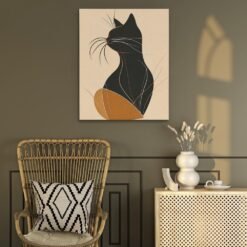 Figurative Feline - Luxury Wall Art