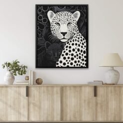 Monochrome Leopards - Luxury Wall Art